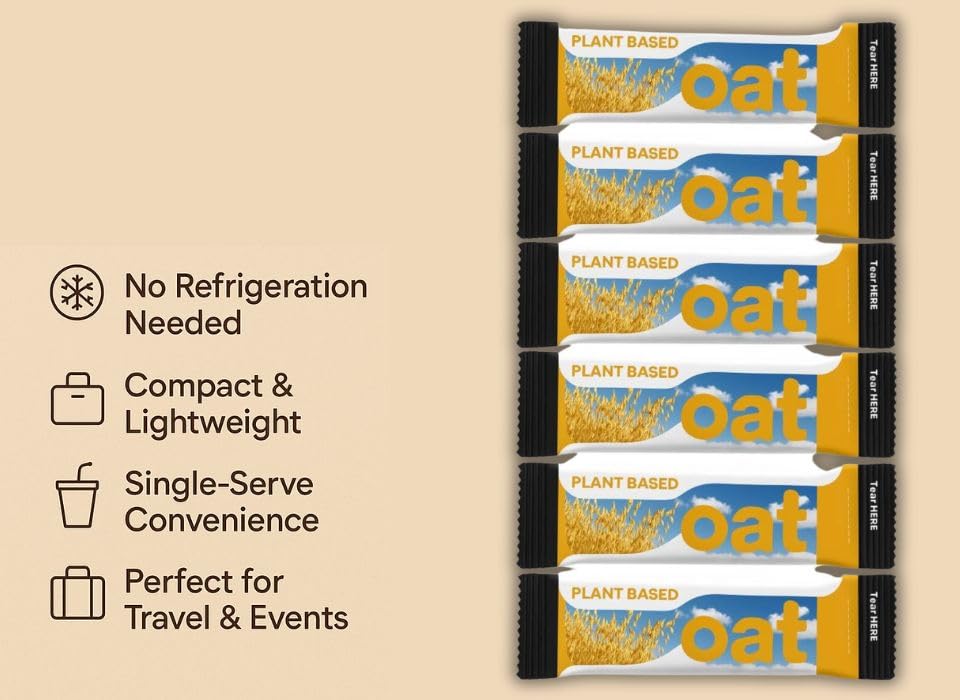 Oat Milk Sachet 100 X 10ml Dairy-Free UHT Long-Life Multi Pack For Travel, Hotels, Airbnbs And Offices