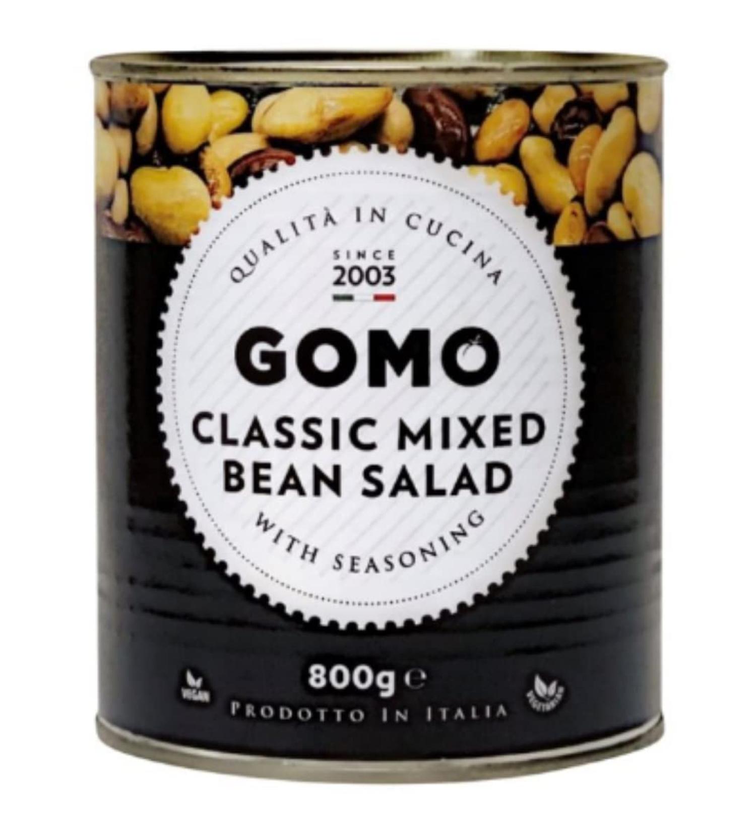 Gomo Classic Mixed Bean Salad with Seasoning 800g 1 x 800g For Retail And Foodservice