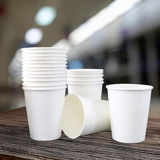 CaterPro Essentials 50 PE Lined Paper Single Wall Cups 113ml – 1 x 50s