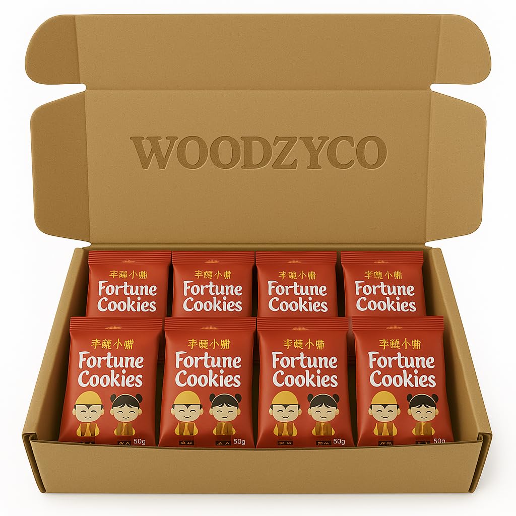 Fortune Cookies WoodzyCo With Messages Ideal For Parties And Celebrations Pack Of 10