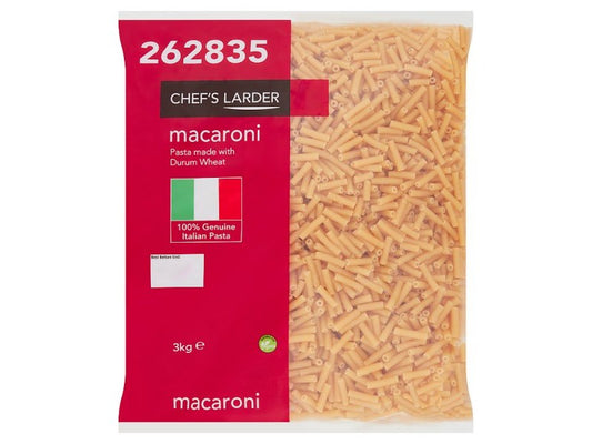 Chef's Larder Macaroni 3kg – 4 x 3kg