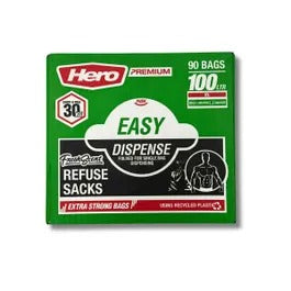 Hero Premium Easy Dispense 90 Bags – 1 x 90s