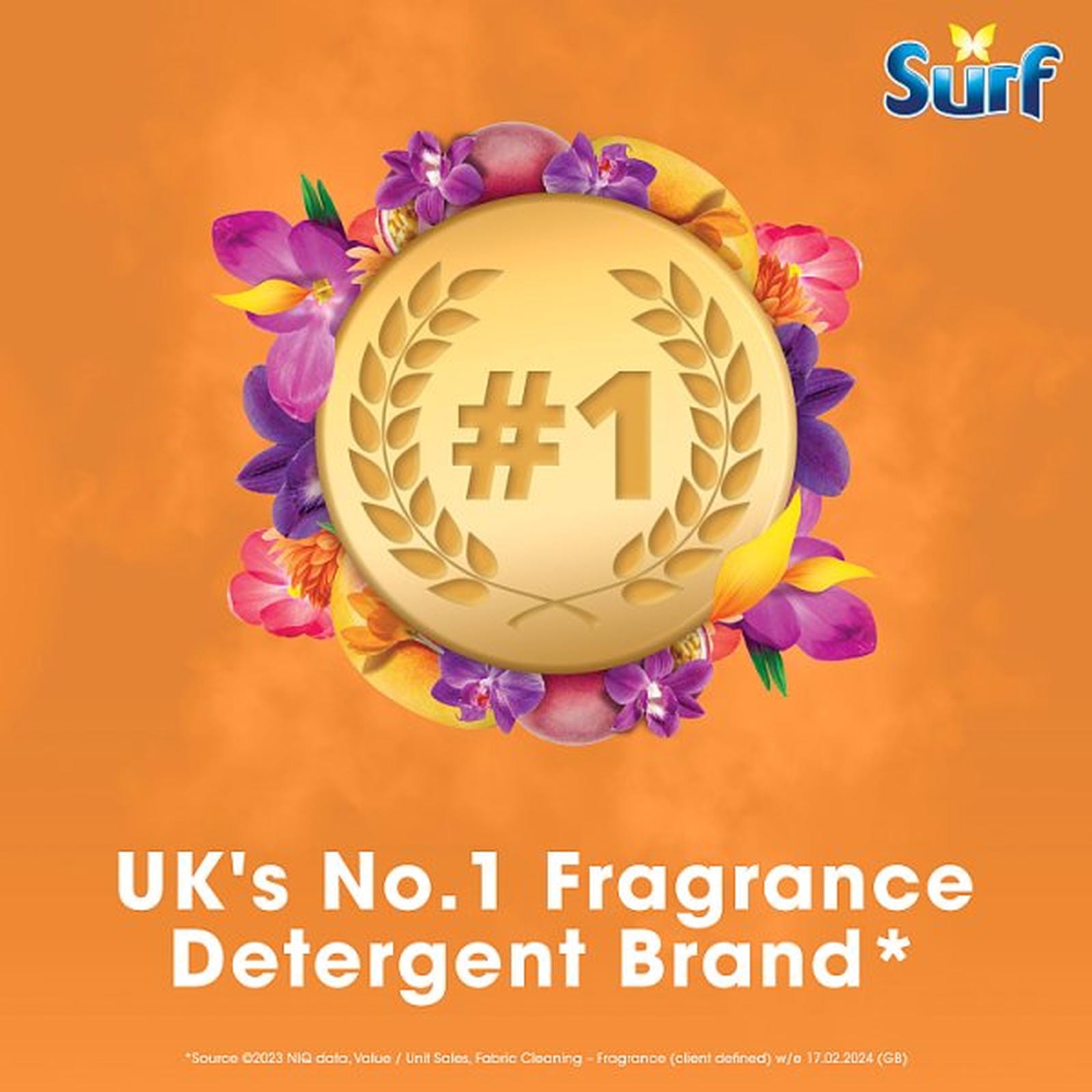 Surf 3 in 1 Laundry Washing Detergent Capsules Passion Bloom 15 washes