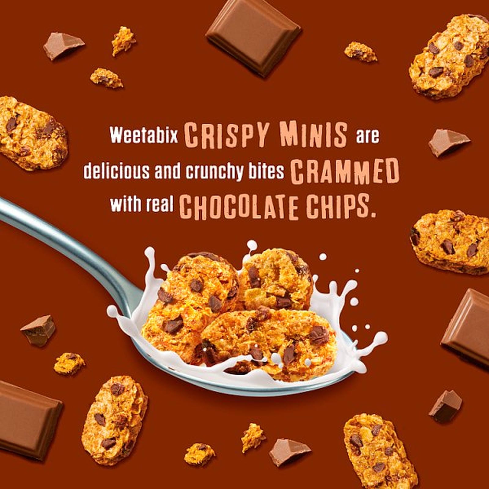 Weetabix Crispy Minis Chocolate Chip 5x500g PMP £3.89