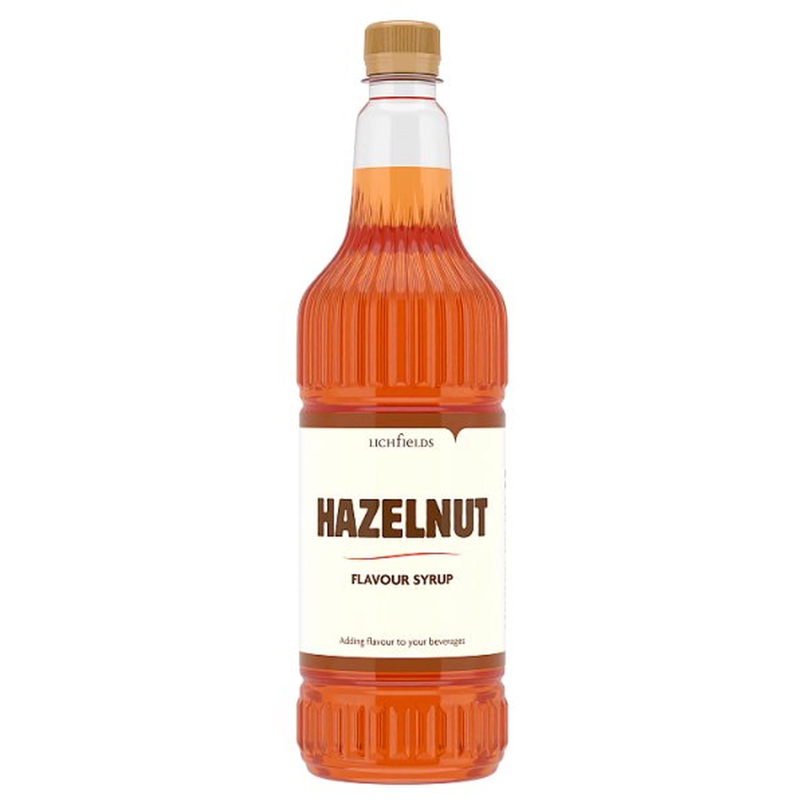 Lichfields Hazelnut Flavour Syrup 1 Litre