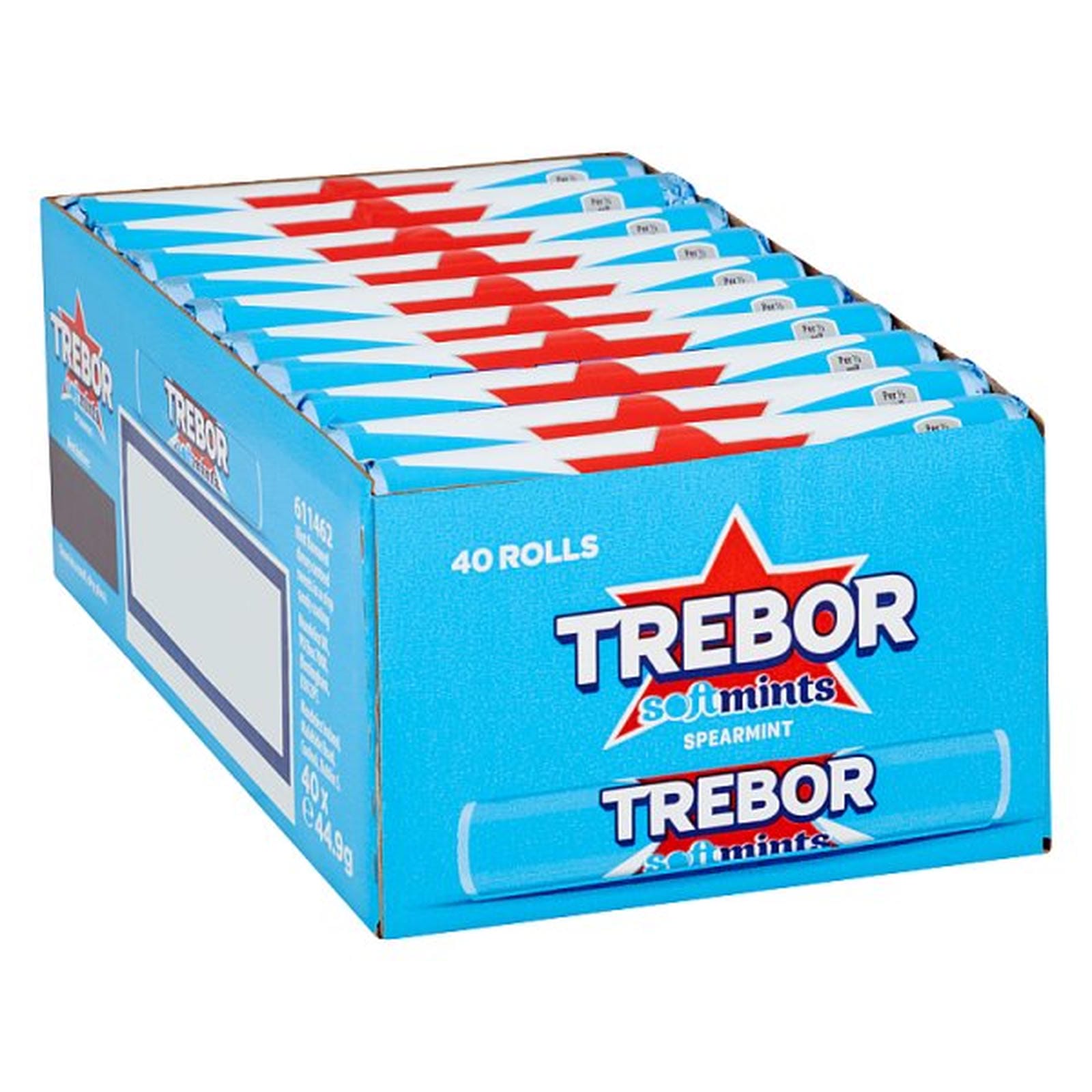 Trebor Softmints Spearmint Mints Roll 44.9g