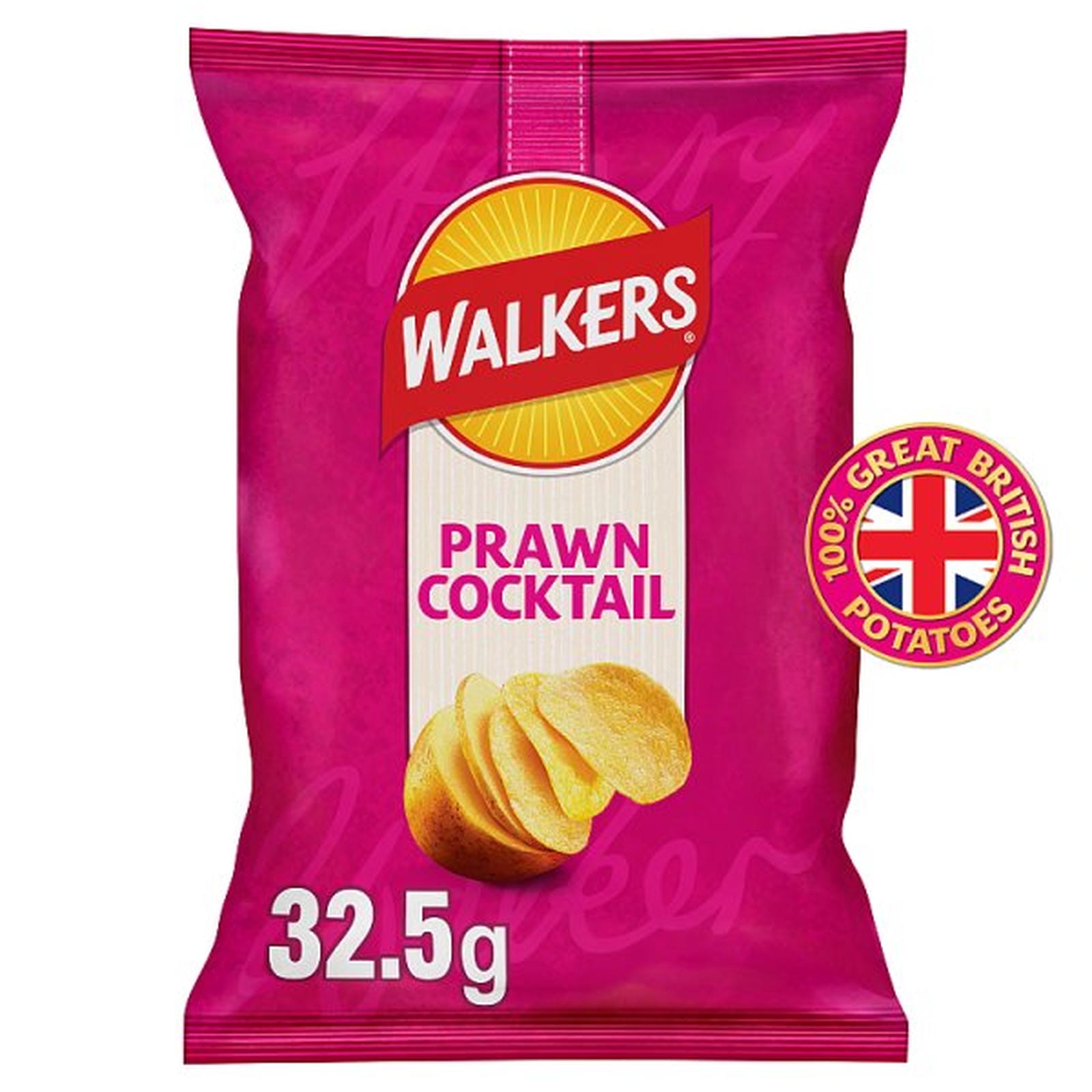 Walkers Prawn Cocktail Crisps 32.5g