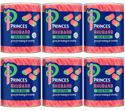 Princes Rhubarb Solid Pack 2.82kg – 6 x 2.82kg