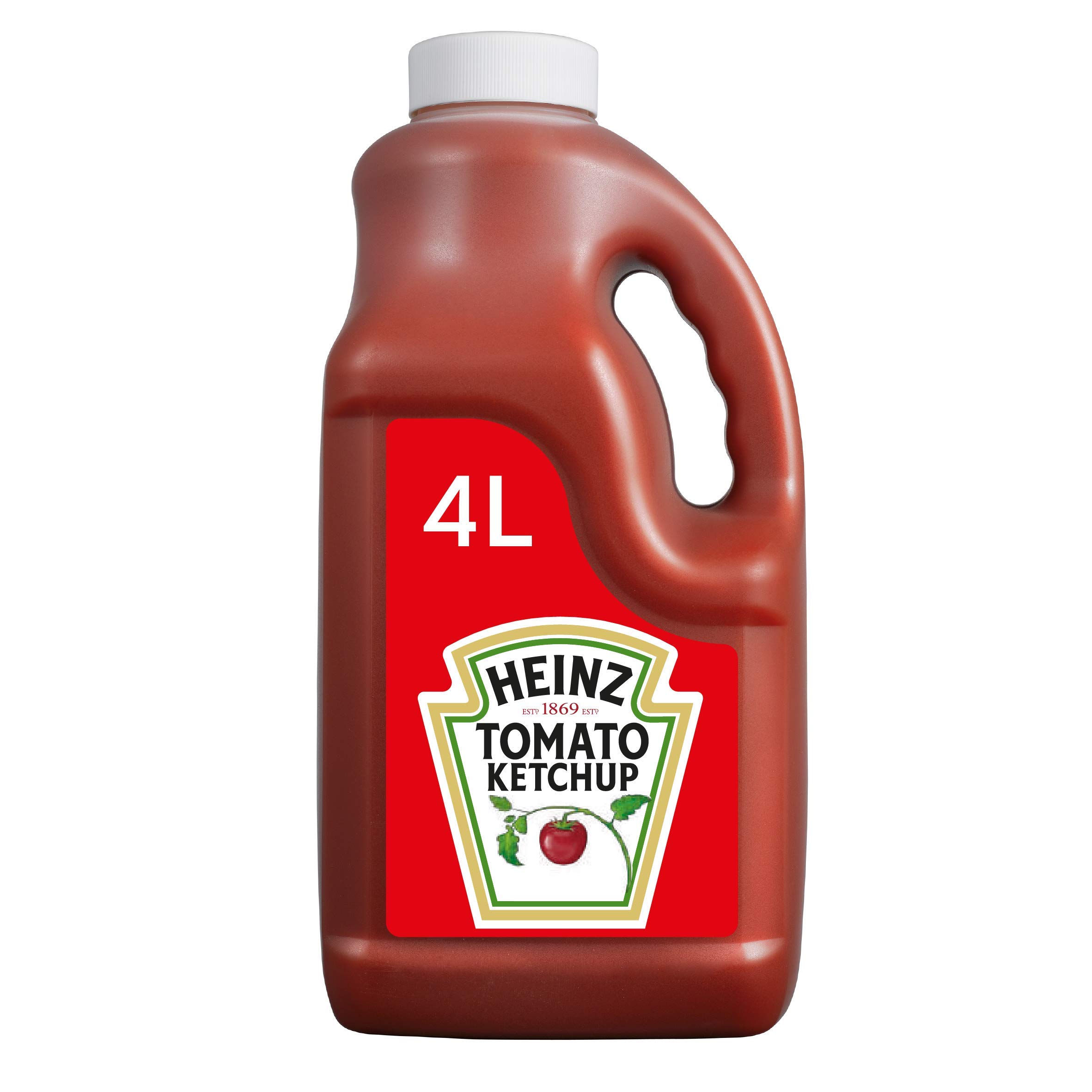 Heinz Tomato Ketchup Foodservice Catering Bulk Grocery Item Bottle 4 Litre 1 x 4 Litre