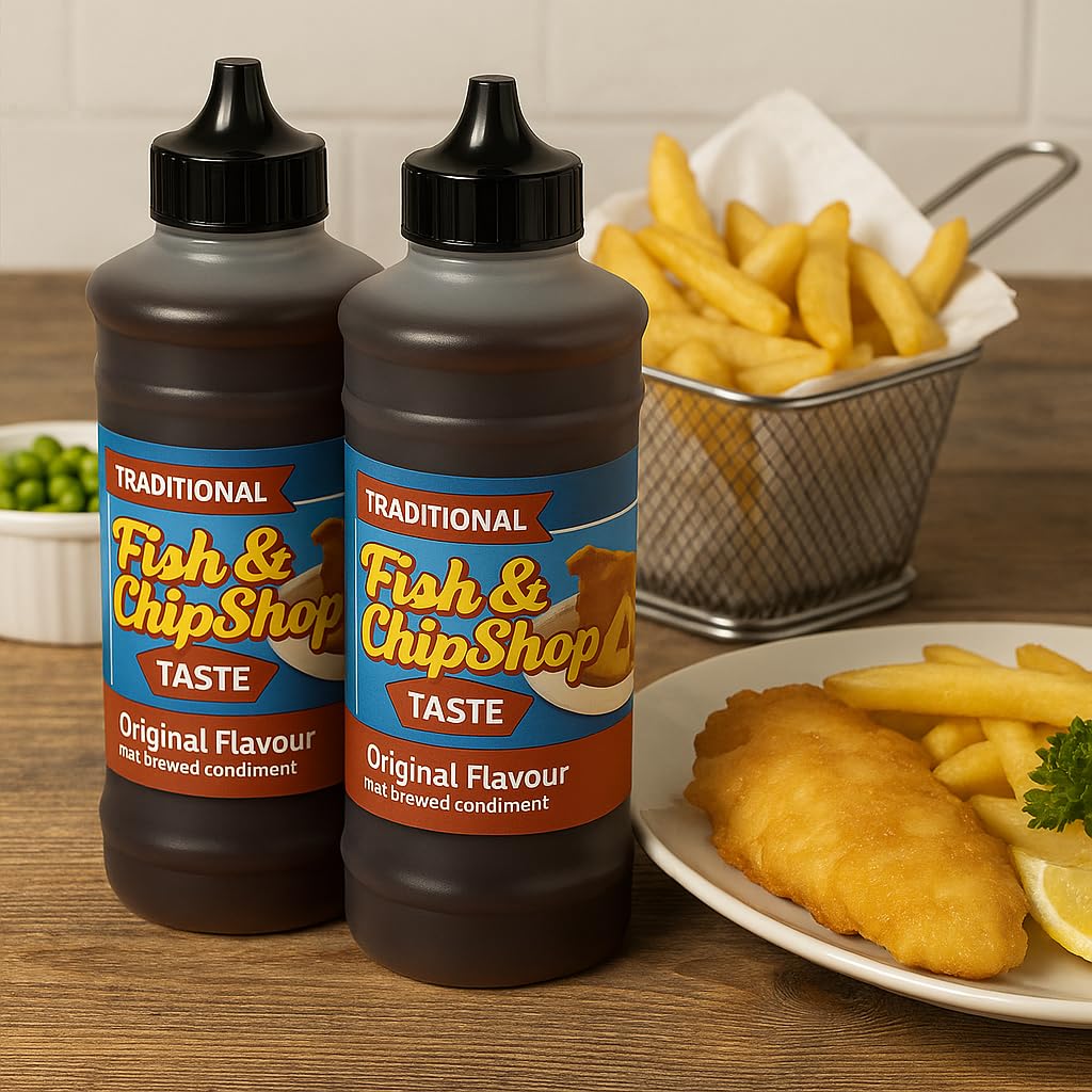 Maltflaven Non-Brewed Condiment Chip Shop 315ml 2 Pack Ready-to-Use for Takeaways BBQs and Home Use