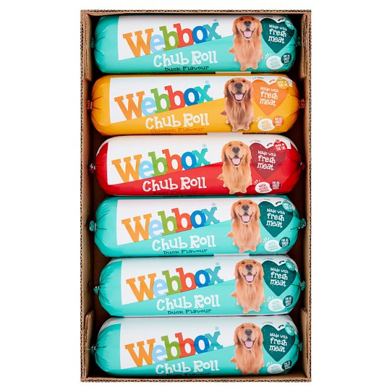 Webbox Chub Roll Chicken Flavour 1-7 Years 720g