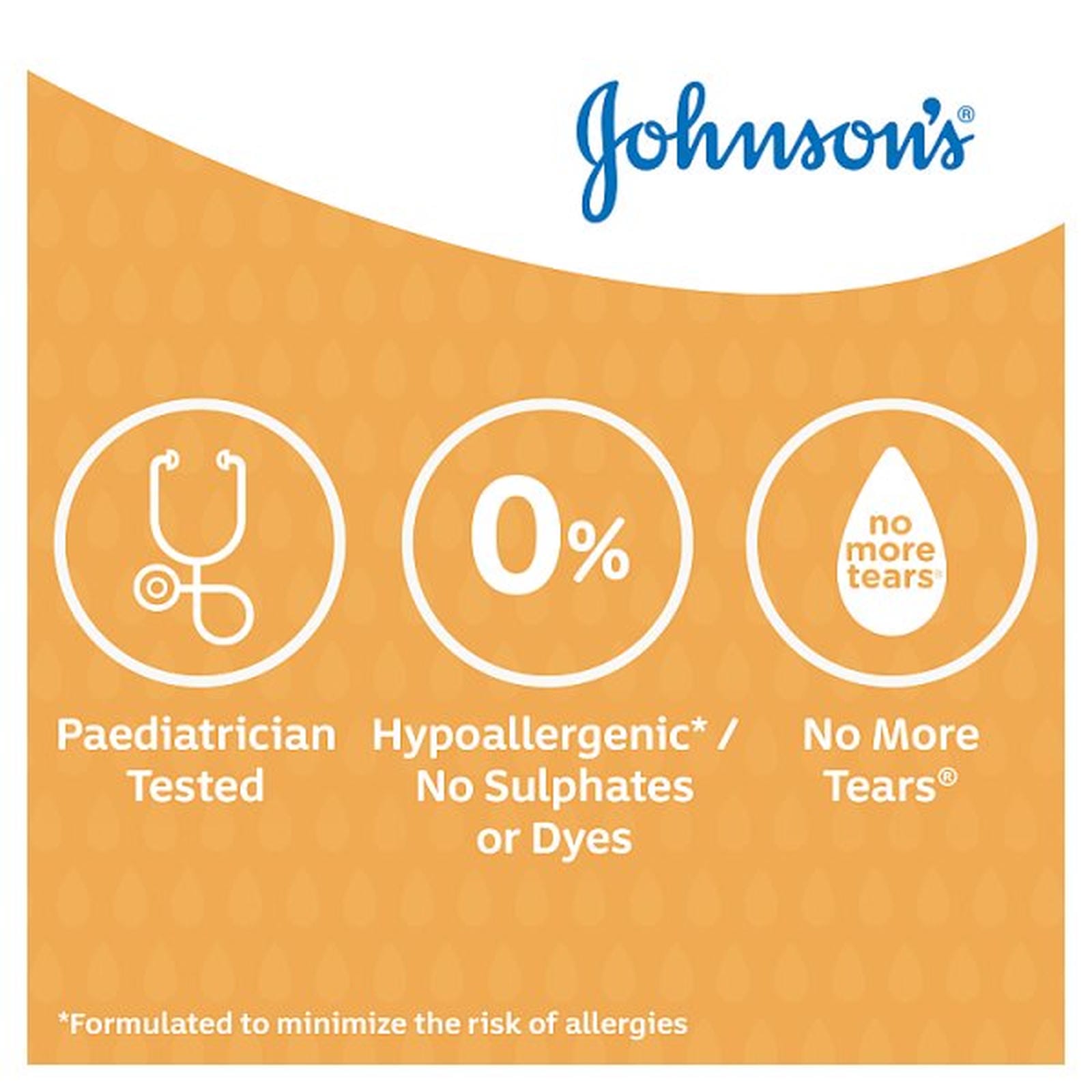 Johnson's Baby Shampoo Without Dyes Sulphates & Soap 300 ml