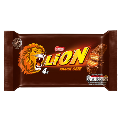 Lion Milk Chocolate Snacksize Bar 4 Pack Multipack 120g – 10 x 120g