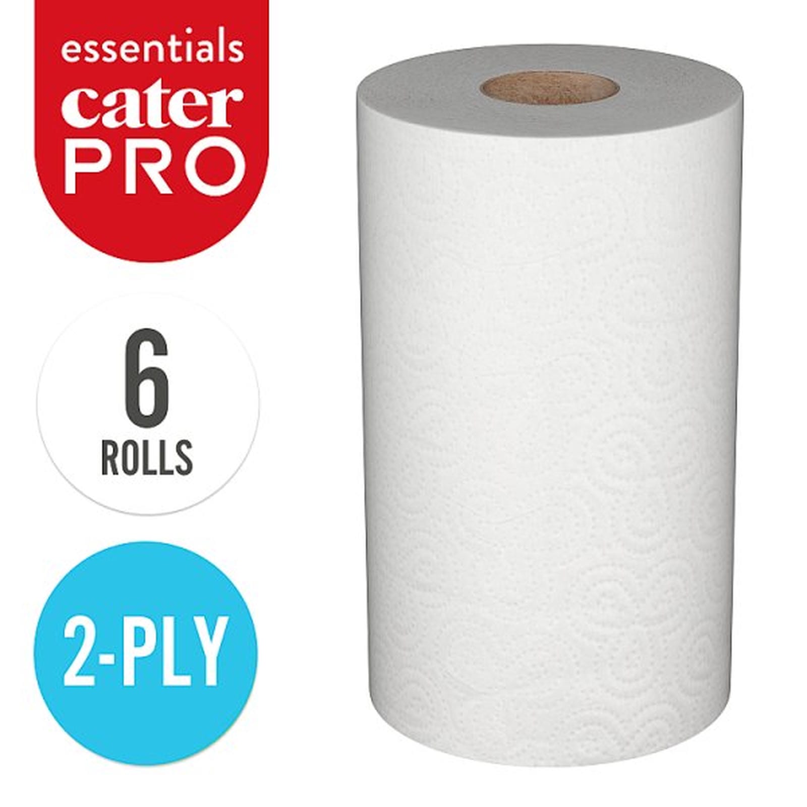 CaterPro Essentials 6 Paper Kitchen Towel Double Rolls