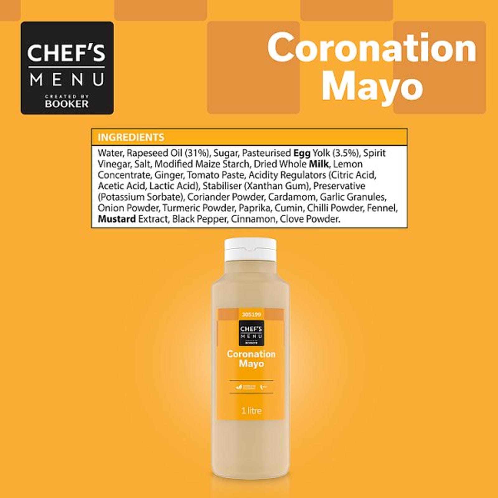Chef's Menu Coronation Mayo 1 litre