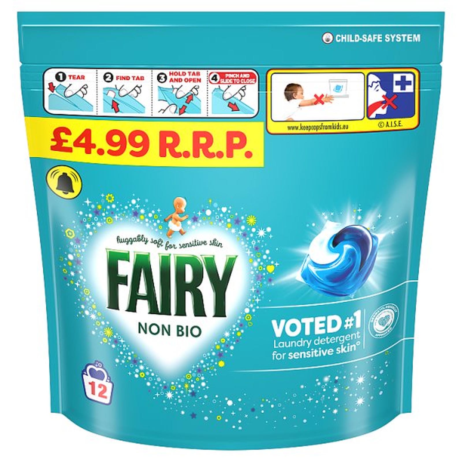 Fairy Non Bio The Big One PODS, 12 Washes