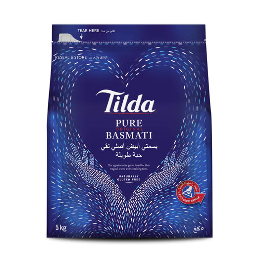 Tilda Pure Original Basmati Rice 5kg – 1 x 5kg