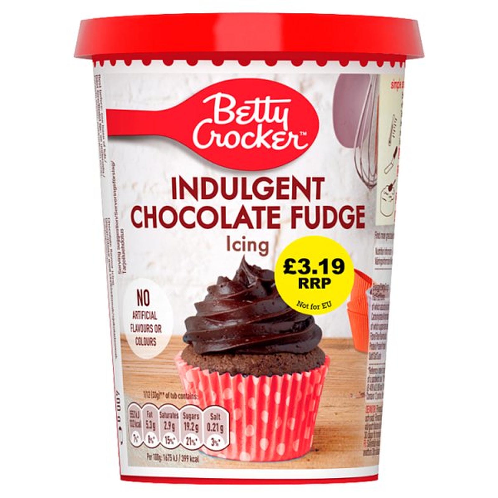 Betty Crocker Indulgent Chocolate Fudge Icing 400g-PMP £3.19