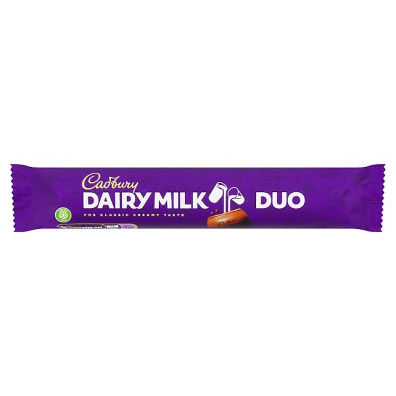 Cadbury Dairy Milk Chocolate Duo Bar 54.4g