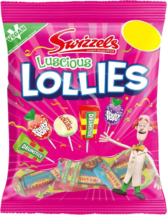 Swizzels Luscious Lollies 132g PMP – 12 x 132g