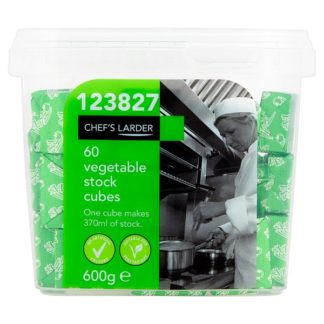 Chef's Larder Vegetable Stock Cubes 600g Multi Pack 6 x 60s For Retail And Foodservice