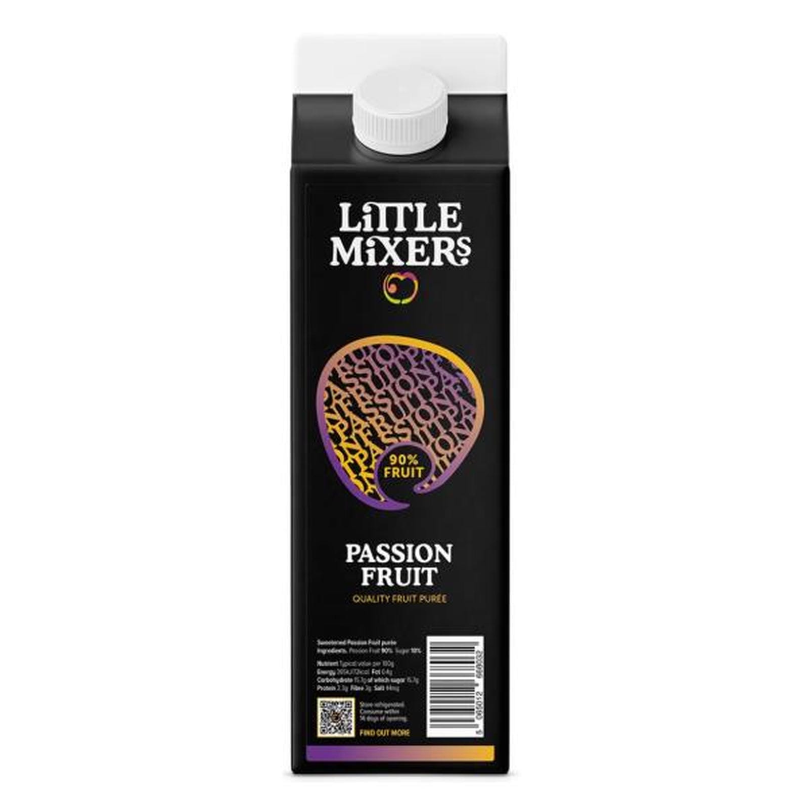 Little Mixers Super Premium Passion Fruit Purée 1L
