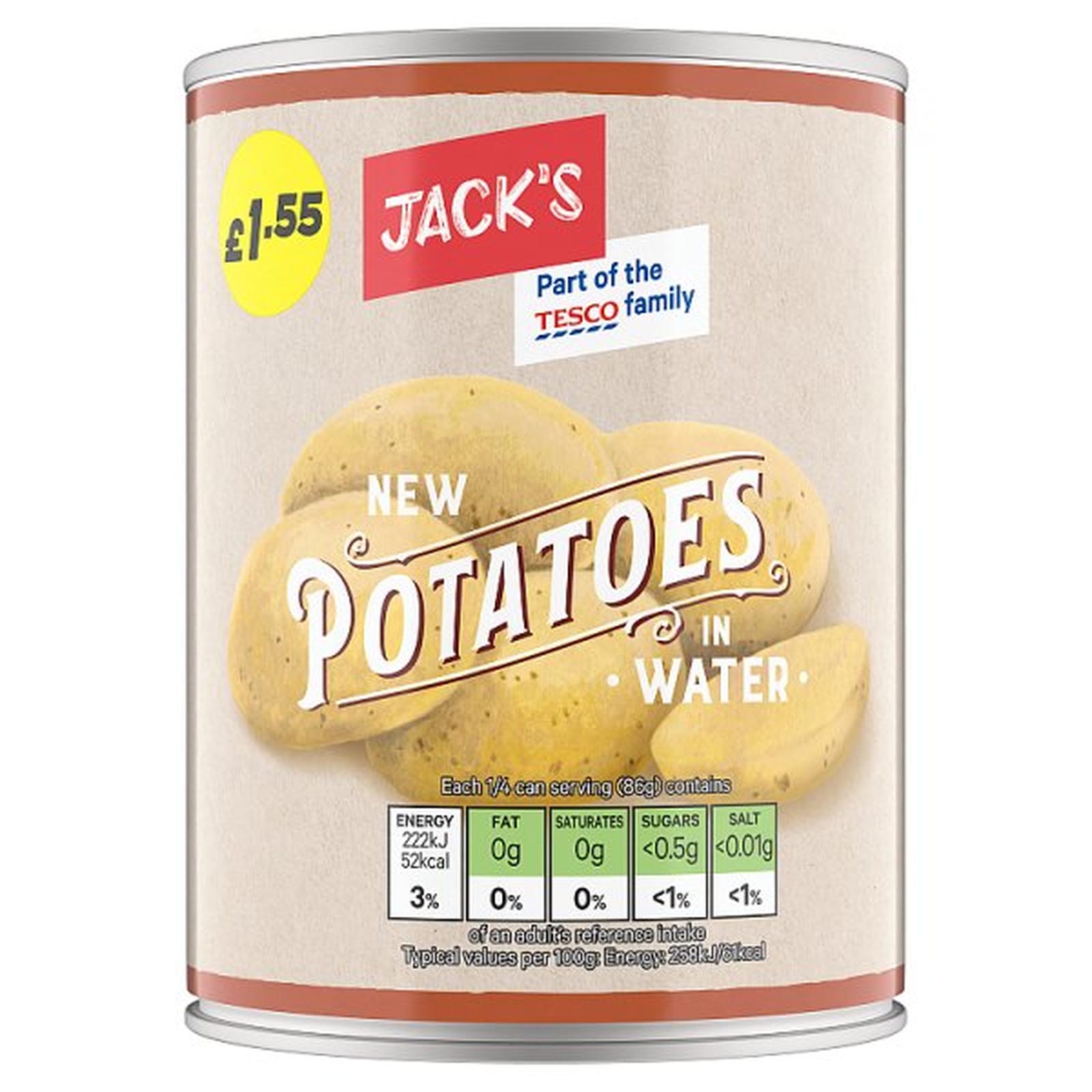 Jack's New Potatoes in Water 560g