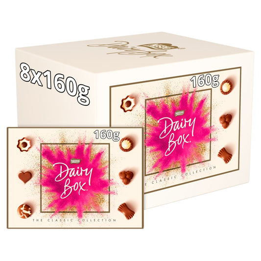 Nestle Dairy Box Milk Chocolate Box 160g – 8 x 160g