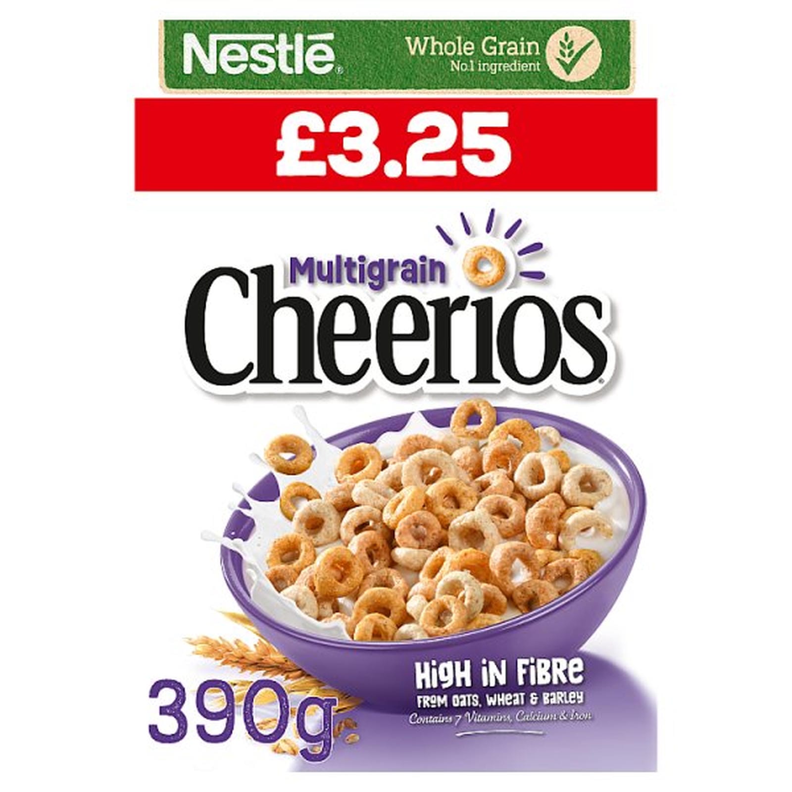 Nestlé Cheerios Multigrain Breakfast Cereal 390g