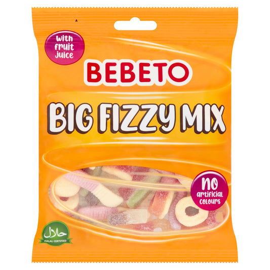 Bebeto Big Fizzy Mix 150g – 40 x 150g