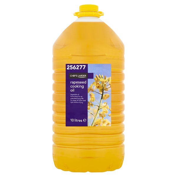 Chef's Larder Rapeseed Cooking Oil 10 Litres Multi Pack 2 X 10 Litres Suitable For Cooking And Frying