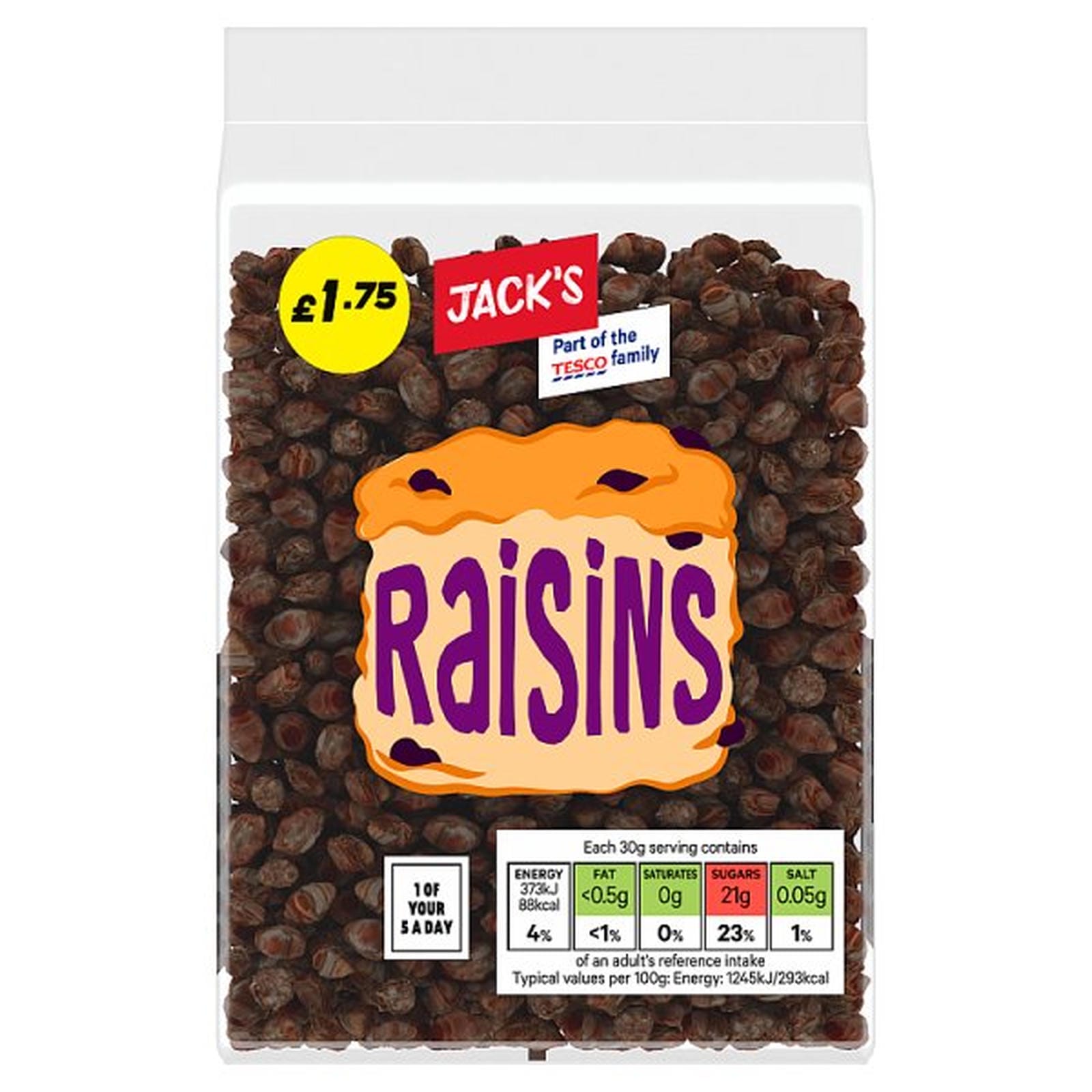 Jack's Raisins 375g