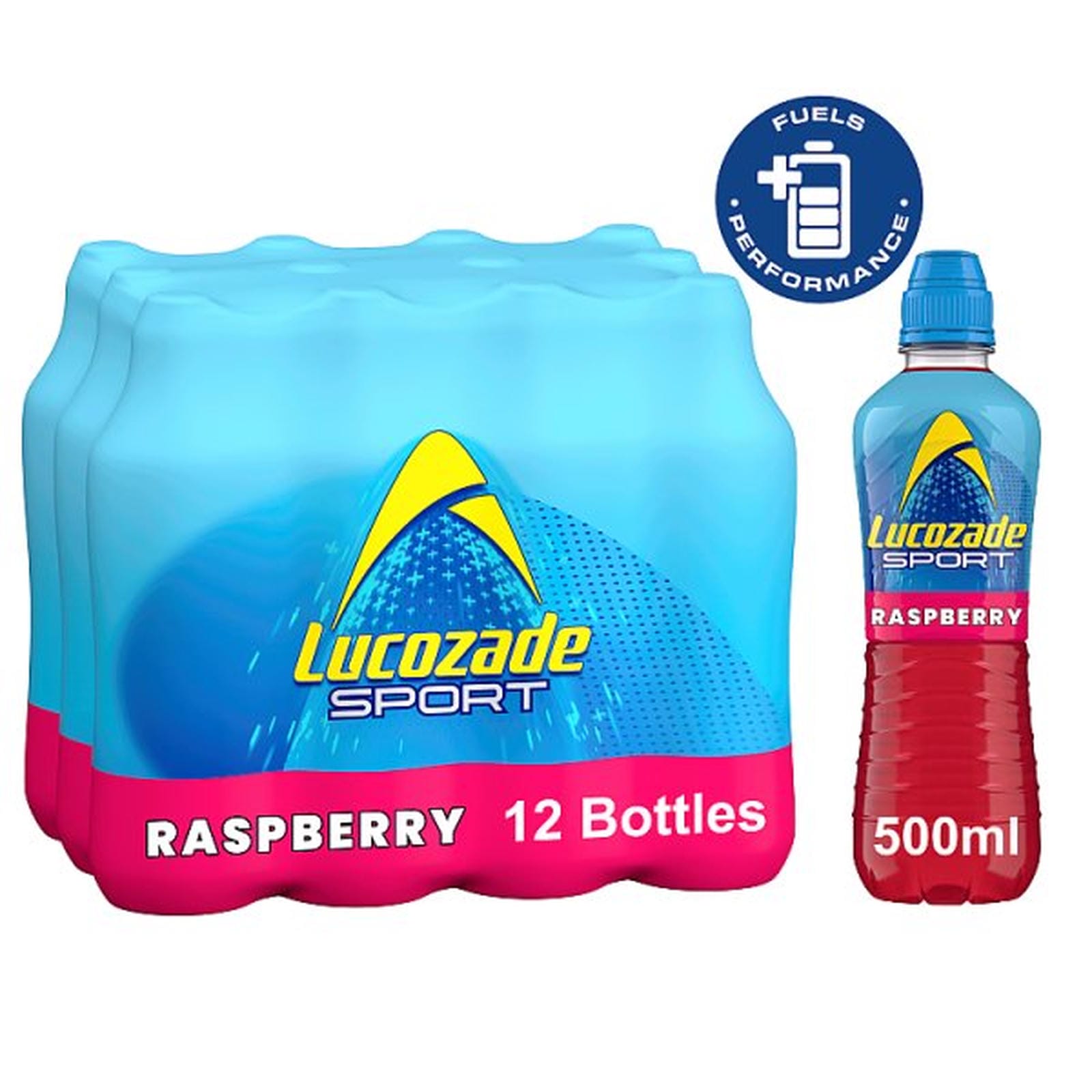 Lucozade Sport Drink Raspberry 500ml