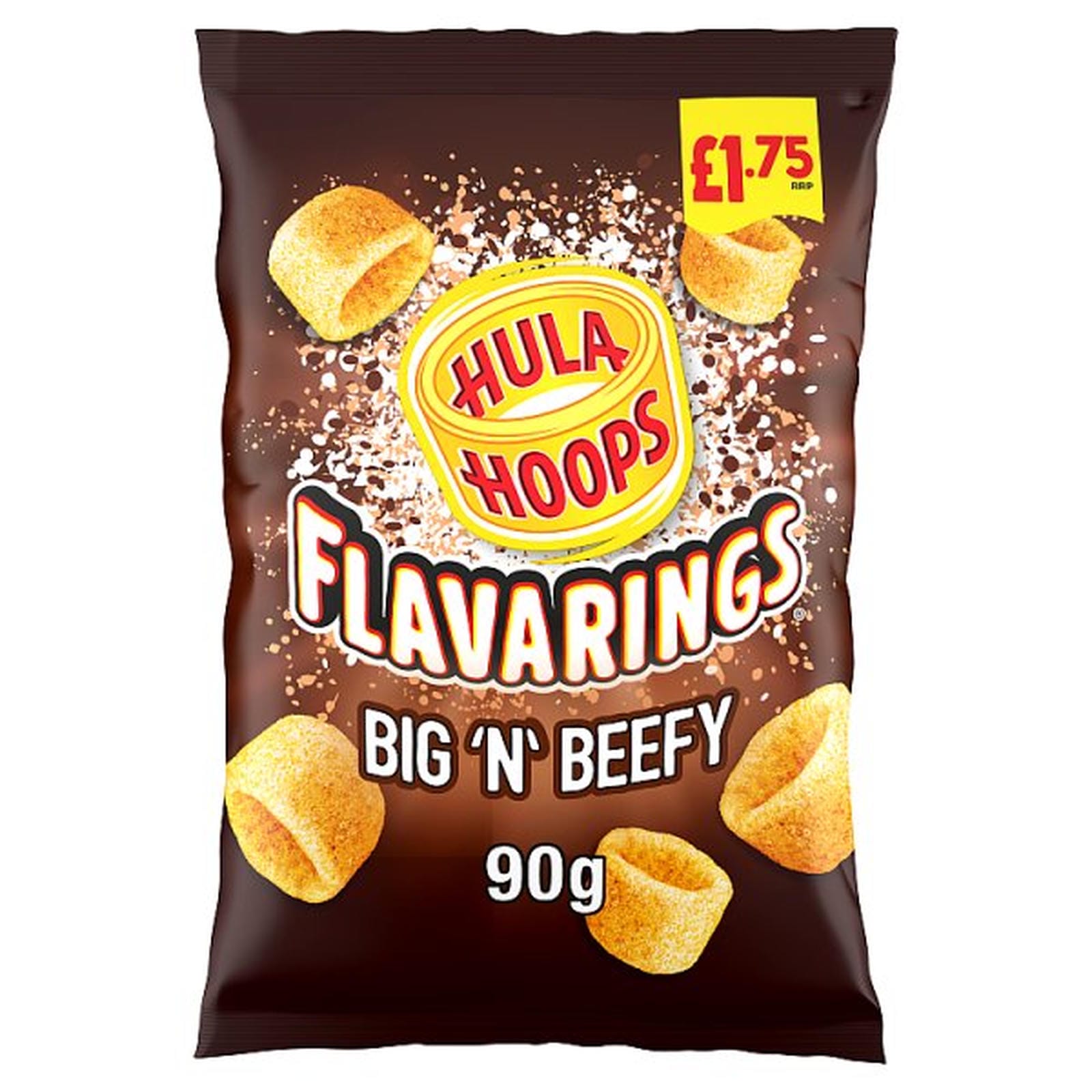 Hula Hoops Flavarings Big'N'Beefy Crisps 90g, £1.75 PMP