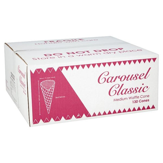Carousel Classic 330 Large Flat Top Cones – 1 x 330s