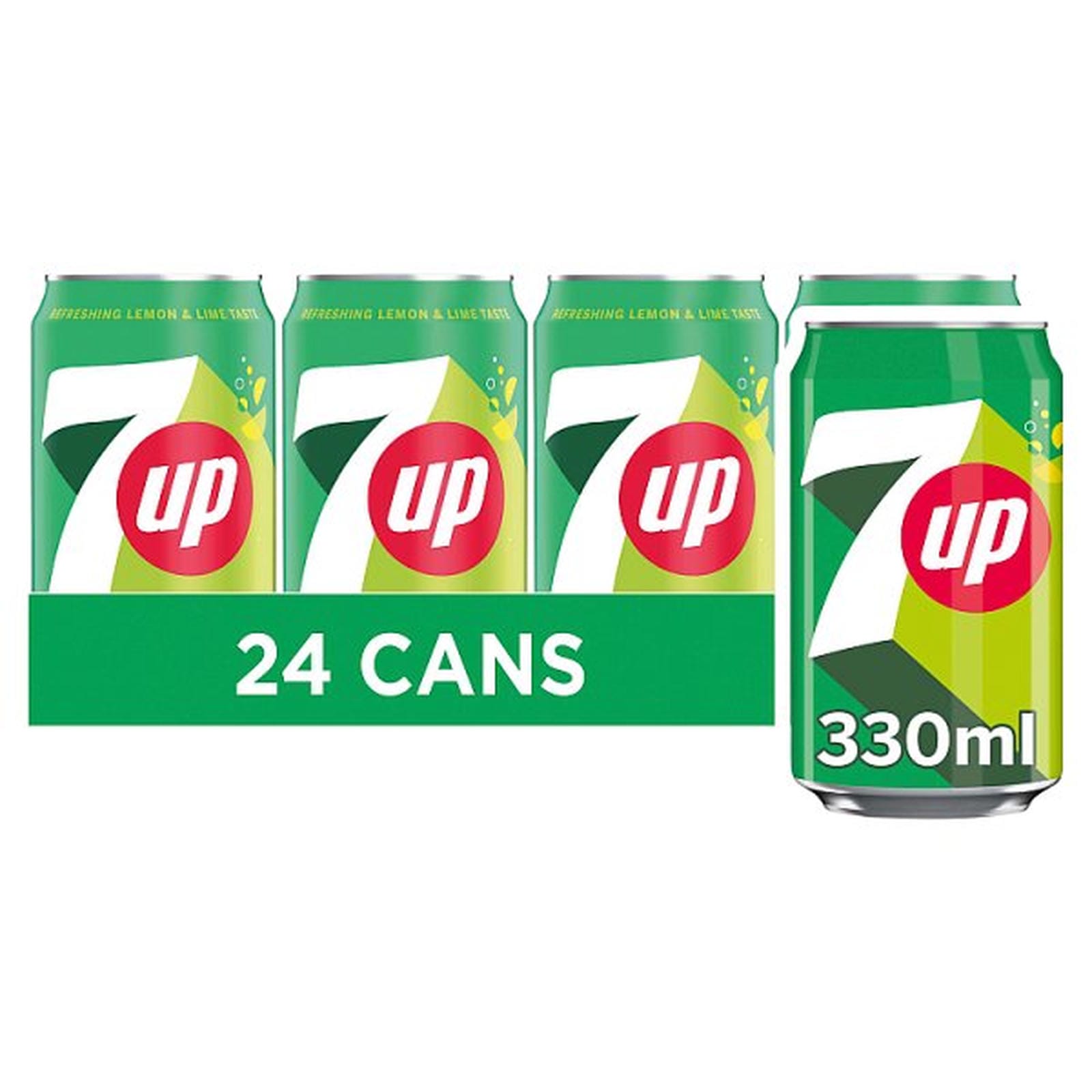 7UP Regular Lemon & Lime Can 330ml