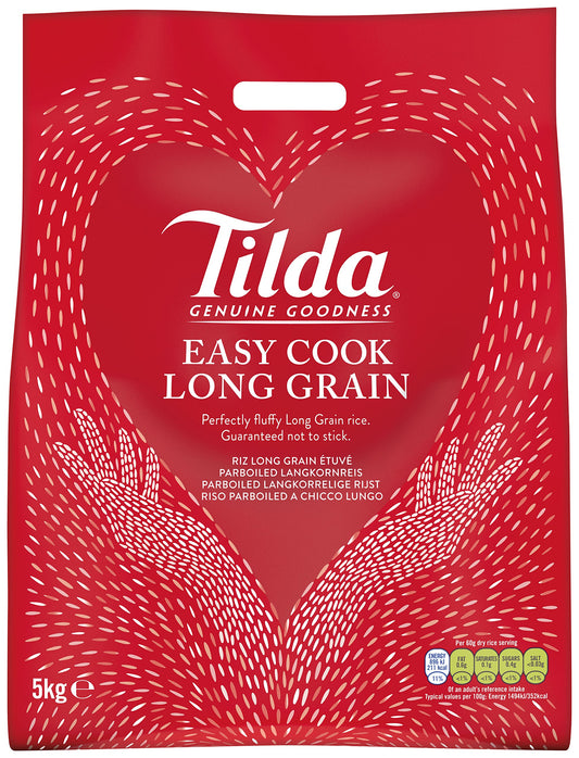 Tilda Easy Cook Long Grain Rice 5kg – 1 x 5kg