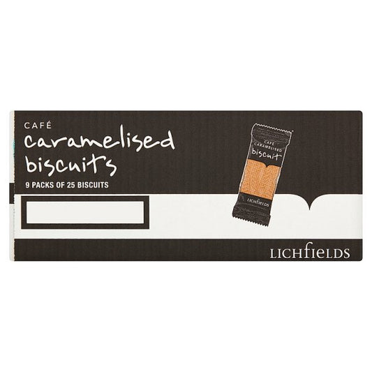 Lichfields 225 Café Caramelised Biscuits – 1 x 225pk
