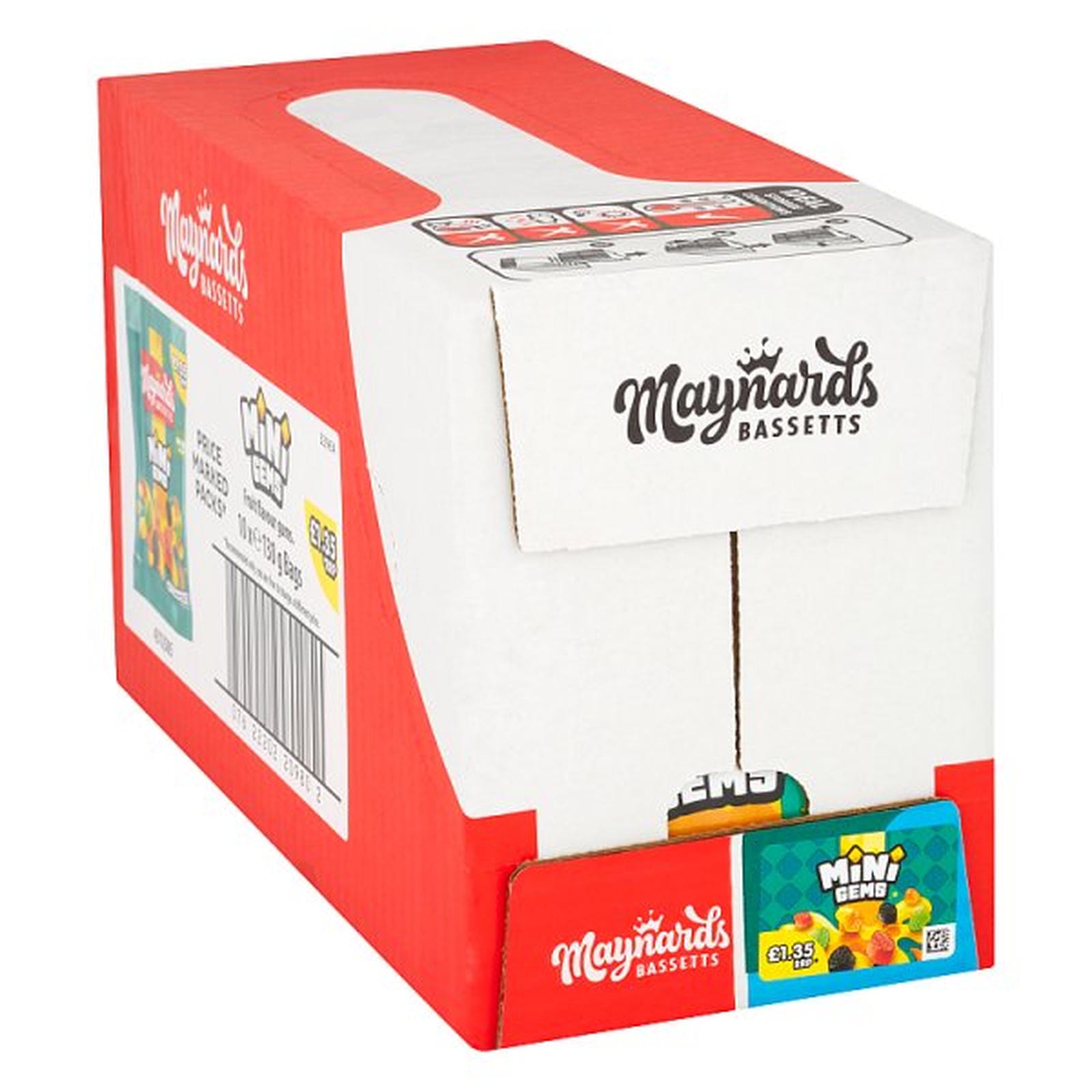 Maynards Bassetts Mini Gems Sweets Sharing Bag £1.35 PMP 130g