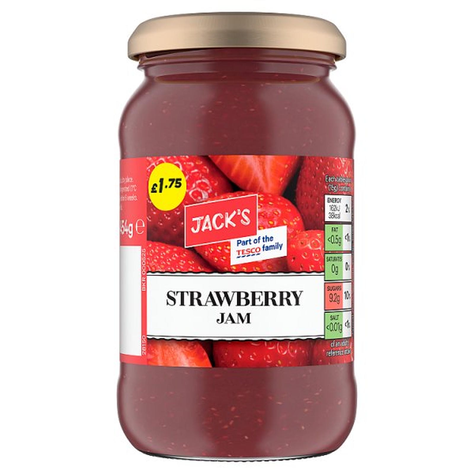 Jack's Strawberry Jam 454g