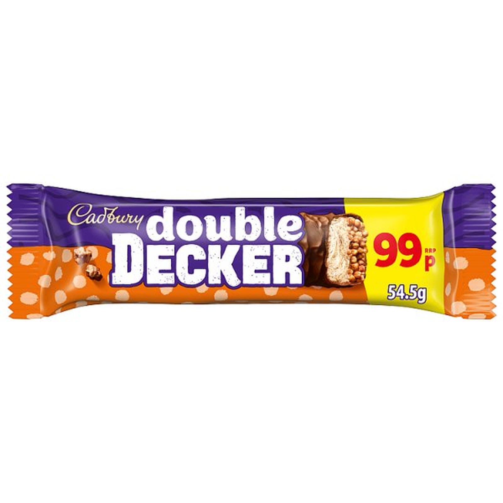 Cadbury Double Decker 99P PMP Chocolate Bar 54.5 g