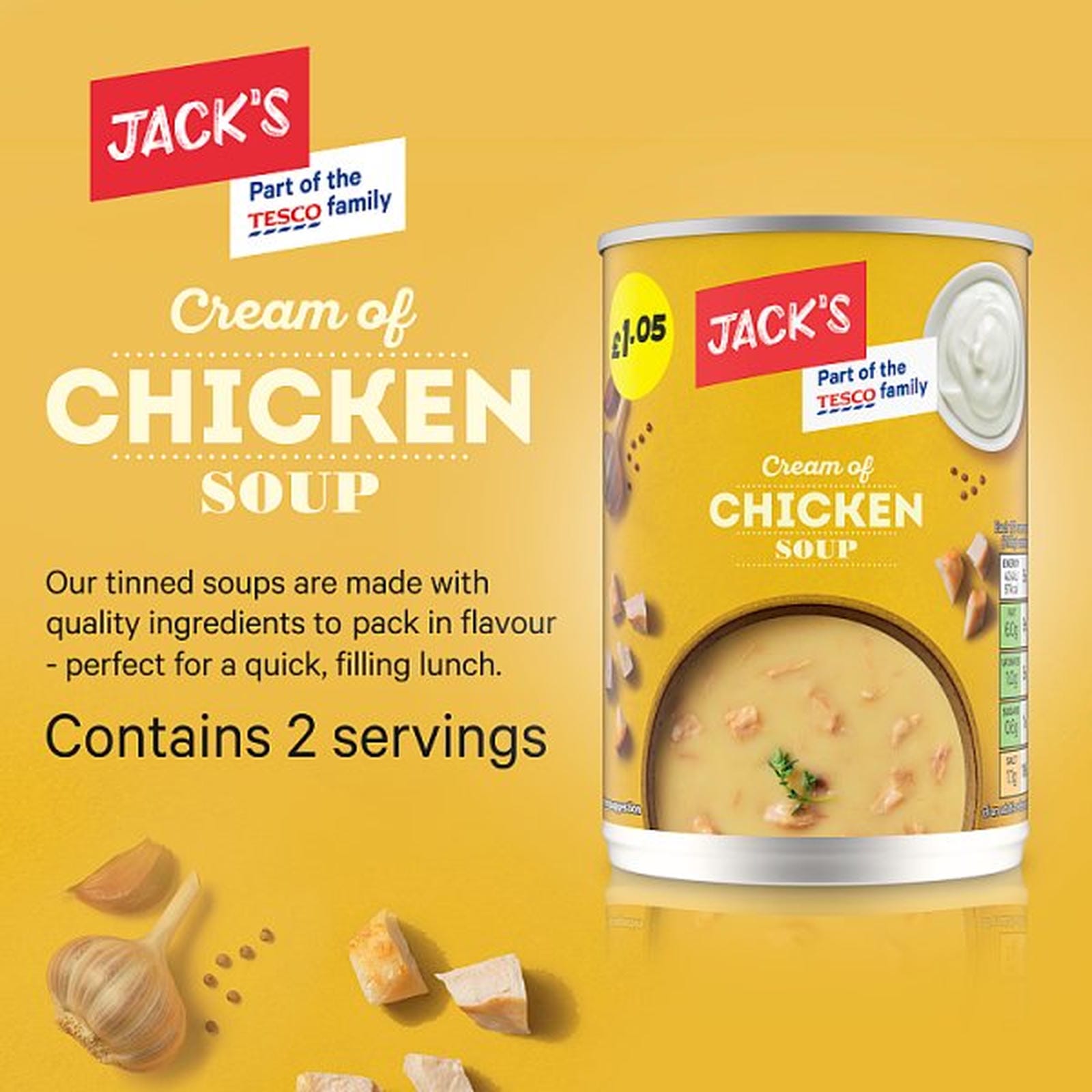 Jack's Cream of Chicken Soup 400g