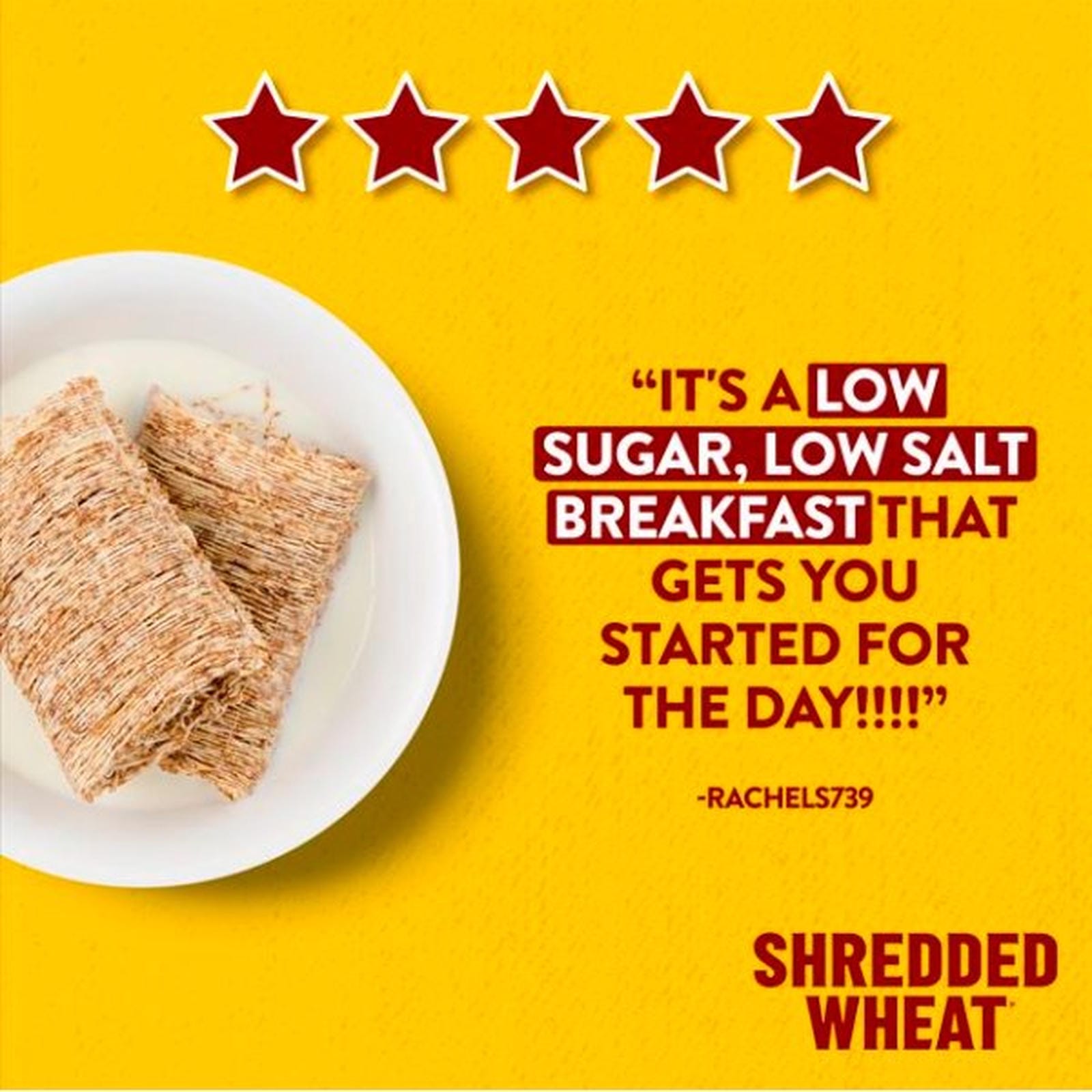 Nestlé Shredded Wheat Original Breakfast Cereal 16 Biscuits 360g