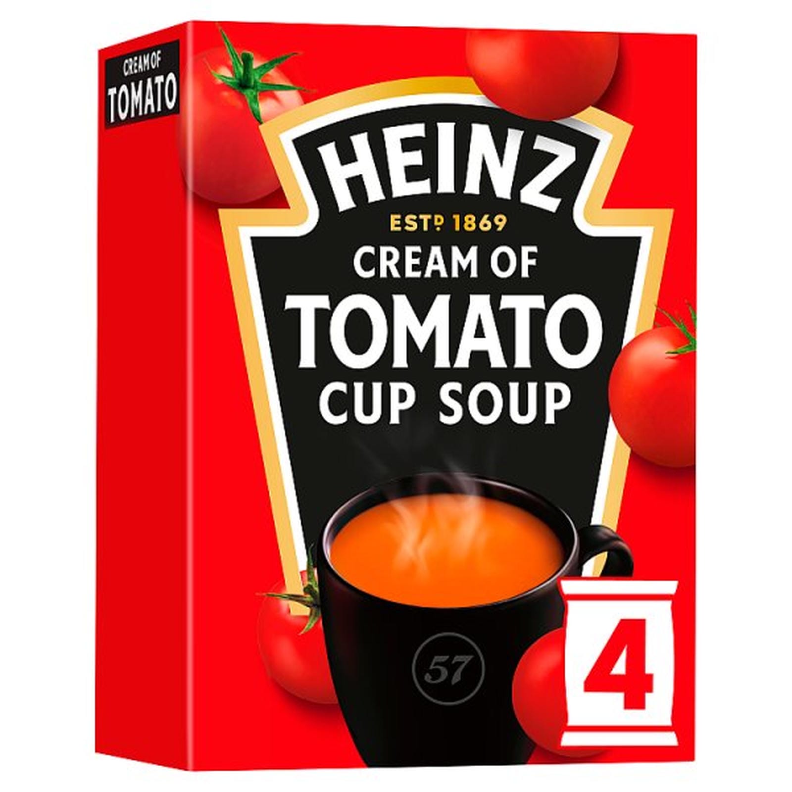 Heinz Cream of Tomato Cup Soup 4 x 22g (case of 6)