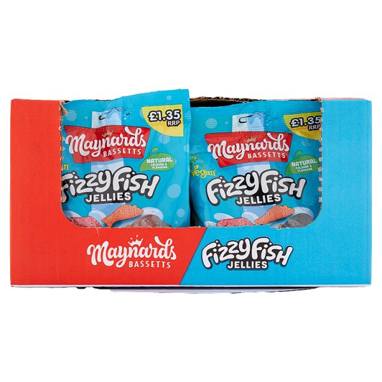 Maynards Bassetts Fizzy Fish Sweets Sharing Bag £1.35 PMP 130g