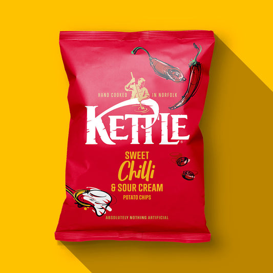 Kettle Sweet Chilli & Sour Cream Potato Chips 40g – 18 x 40g