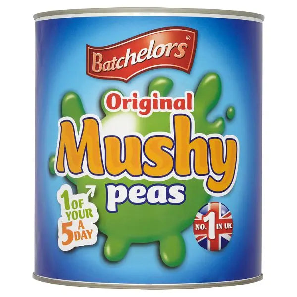 Batchelors Mushy Peas Original 3kg Bulk Pack 6 x 3kg Catering Size Foodservice UK