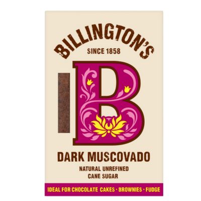 Billington's Dark Muscovado Natural Unrefined Cane Sugar 500g – 10 x 500g