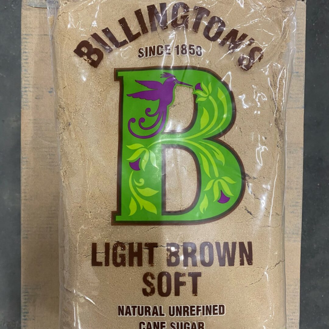 Billington's Light Brown Soft Natural Unrefined Cane Sugar 3kg – 1 x 3kg