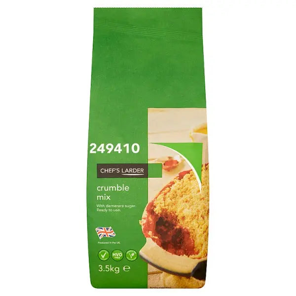 Chef's Larder Crumble Topping 3.5kg Single Pack for Retail, Kitchen and Foodservice Use